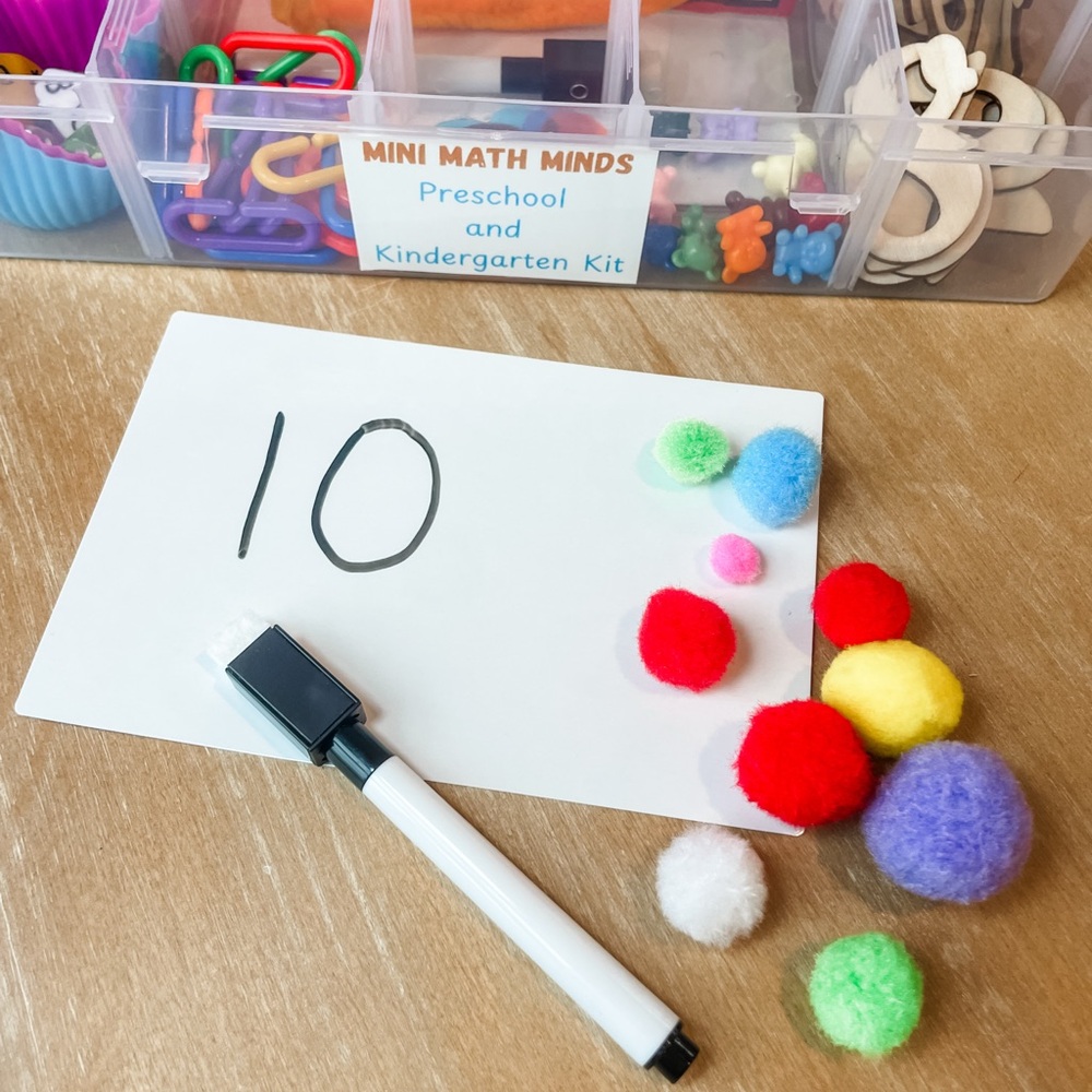 Mini Math Mind Home Kit- (activity guide and details @mini.math.minds on Insta) - Picture 10 of 14